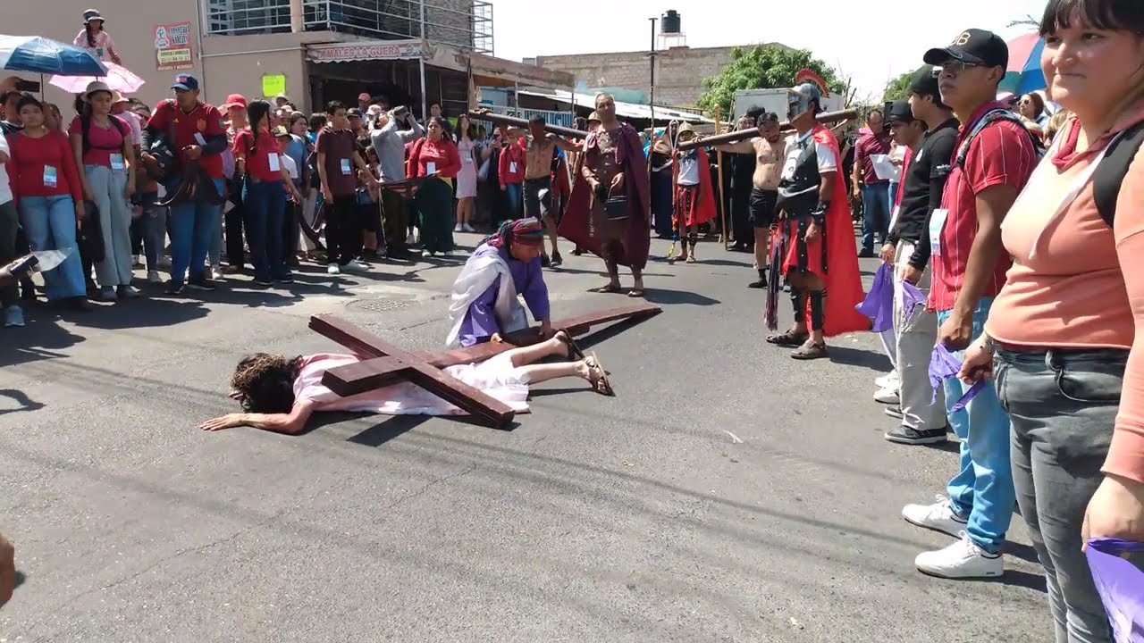 Viacrucis Hacienda Santa Fe, Tlajomulco 18 abril 2025