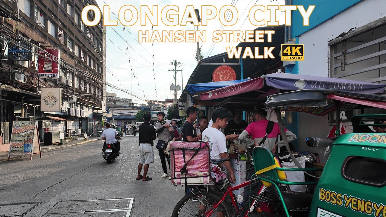 WALKING HANSEN STREET OLONGAPO CITY [4K]