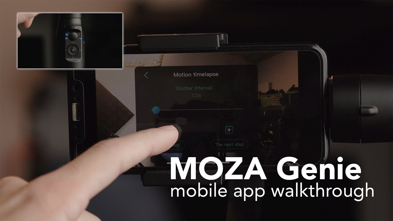 MOZA Genie App Walkthrough with MOZA Mini-Mi