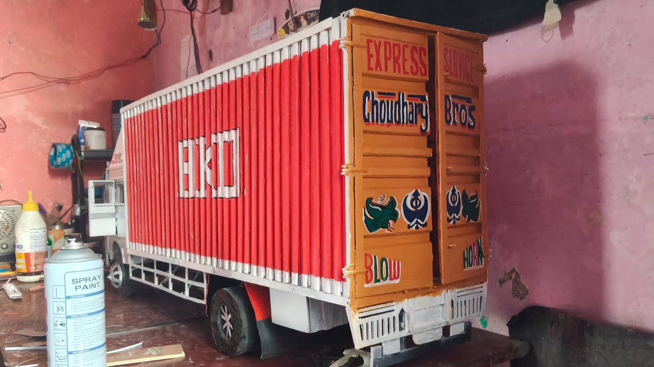 Almost Paint work complete ho Gaya || Truck model New vlog 