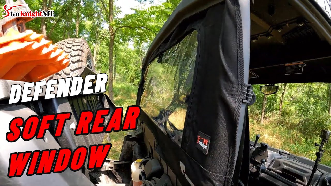 Can-Am Defender HD: Clear View, Clear Win Soft Rear Window