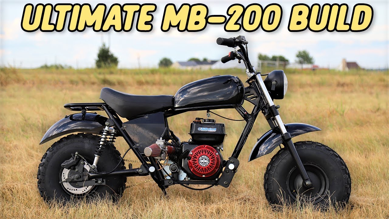 УЛУЧШЕННАЯ СБОРКА МИНИ-МОТОЦИКЛА MB-200! — Модернизация лучшего мини-мотоцикла на рынке!