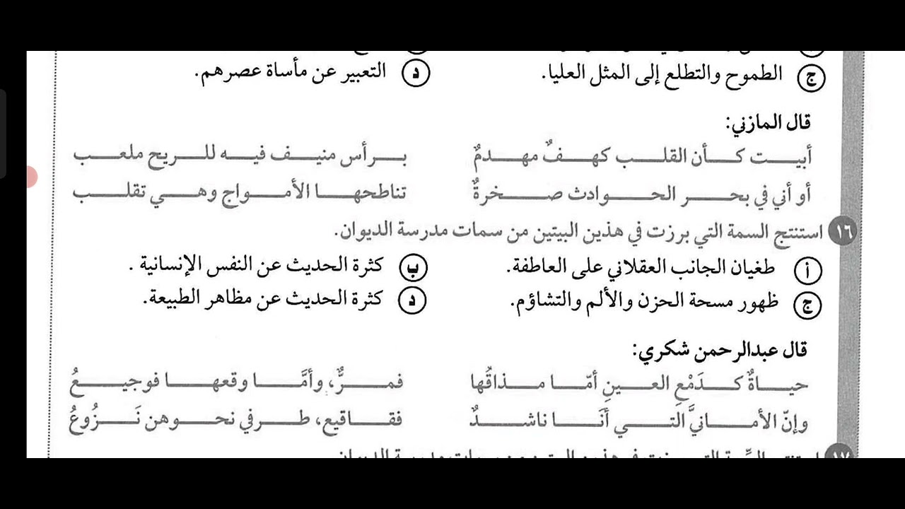 أدب بيان الديوان 
