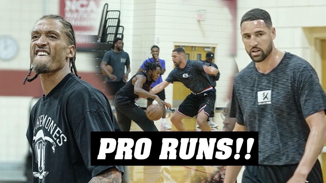 Klay Thompson, Michael Beasley, Bones Hyland & More GOT BUSY In Insane Miami Pro Run!!