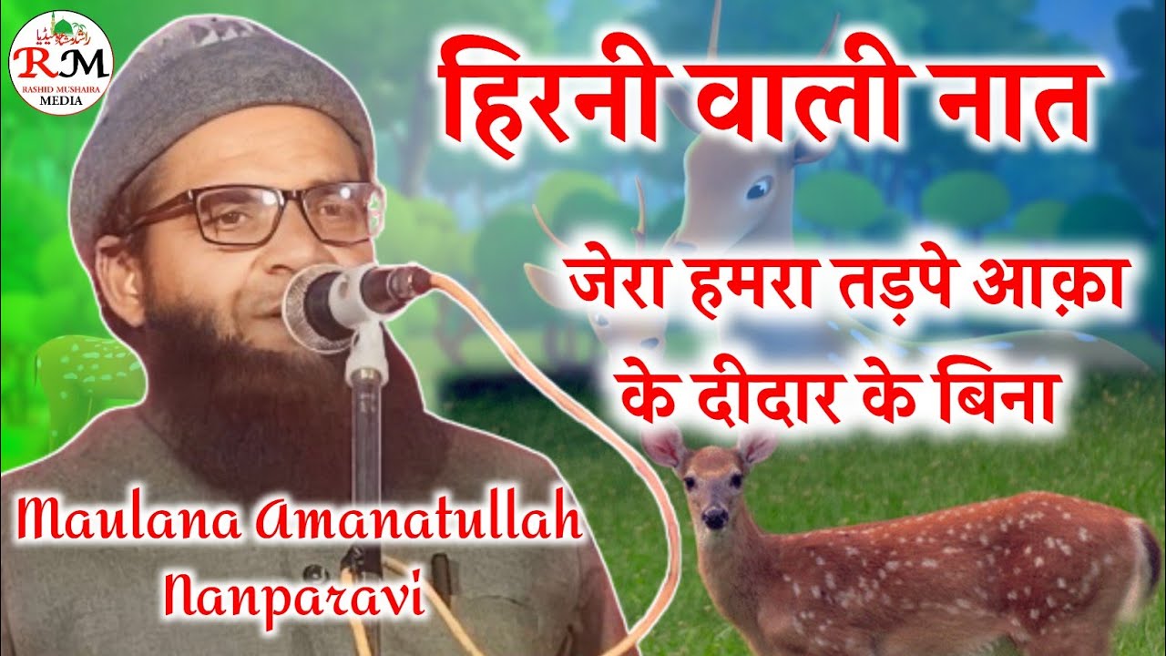 Hirni Wali Naat || Maulana Amanatullah Nanparavi || Jalsa Pathan Purwa Sabla Pur Jila Bahraich