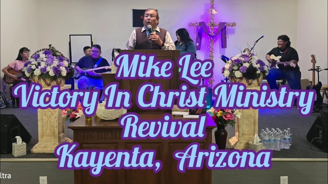 Mike Lee Preaching @Kayenta VIC Navajo Nation