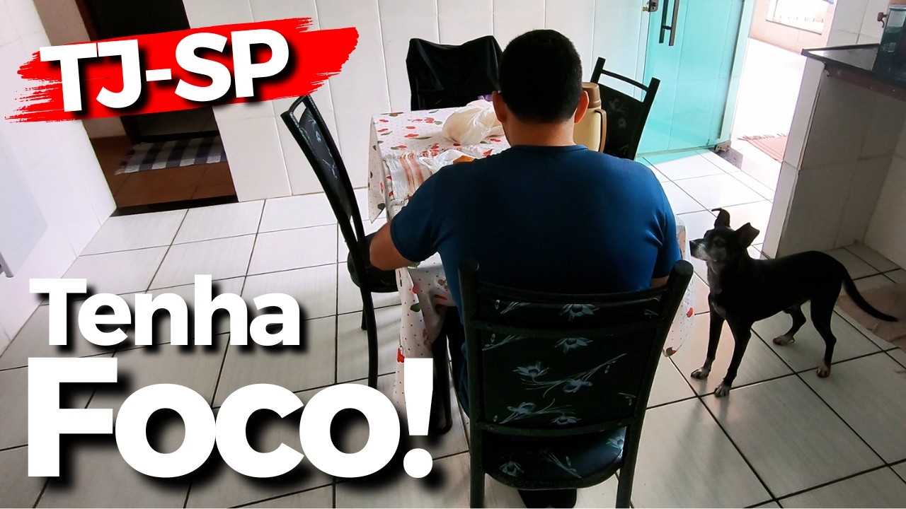 Domingo de um CONCURSEIRO TJSP 2026