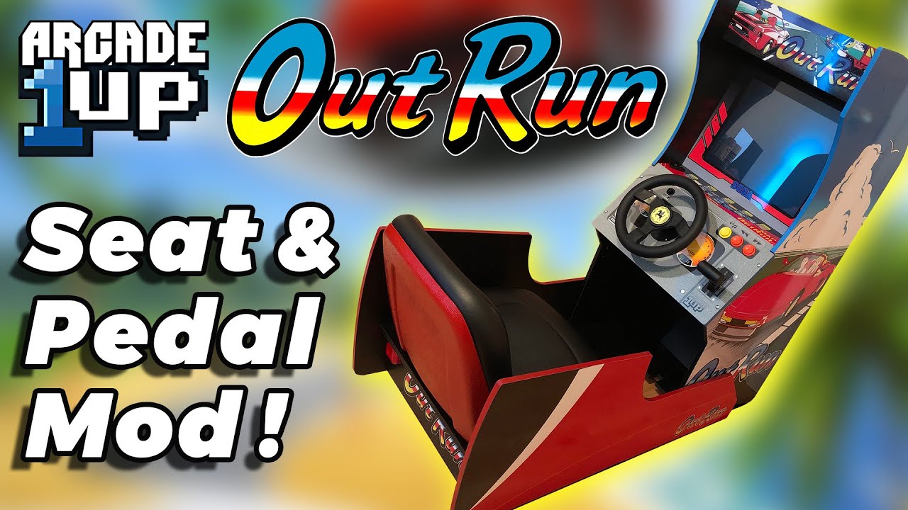 Arcade1Up Outrun Seat and Pedal Mod!