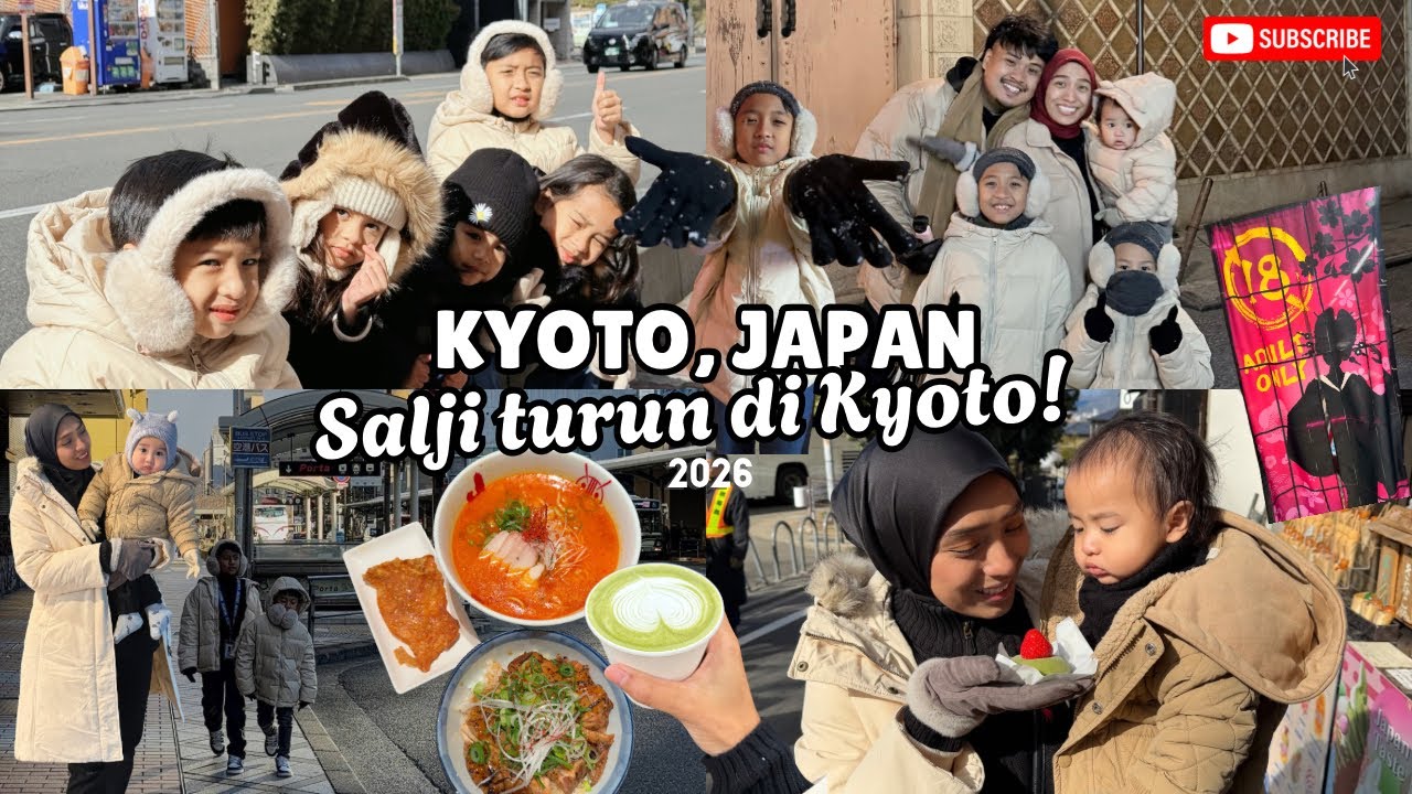 KYOTO, JAPAN ! First time bawa anak ke luar negara ! Sejuk pula tu! 
