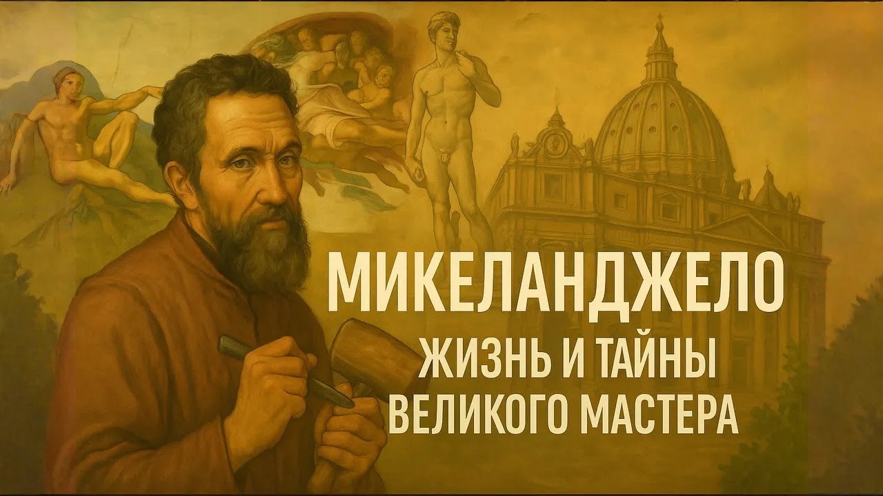 МИКЕЛАНДЖЕЛО | Жизнь Между Мрамором и Молитвой | ИСТОРИЯ ДЛЯ СНА