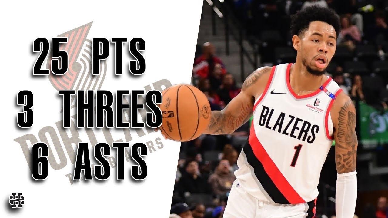 Anfernee Simons 25 pts 3 threes 6 asts vs Clippers 24/25 season