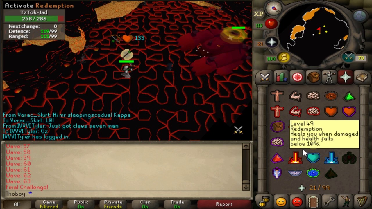 Twisted bow vs Jad How high could i hit? out hit healers!