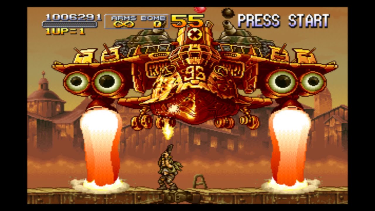 rambo lùn huyền thoại ( chiến binh thép ) game ps1 tuổi thơ [ Metal Slug X ]