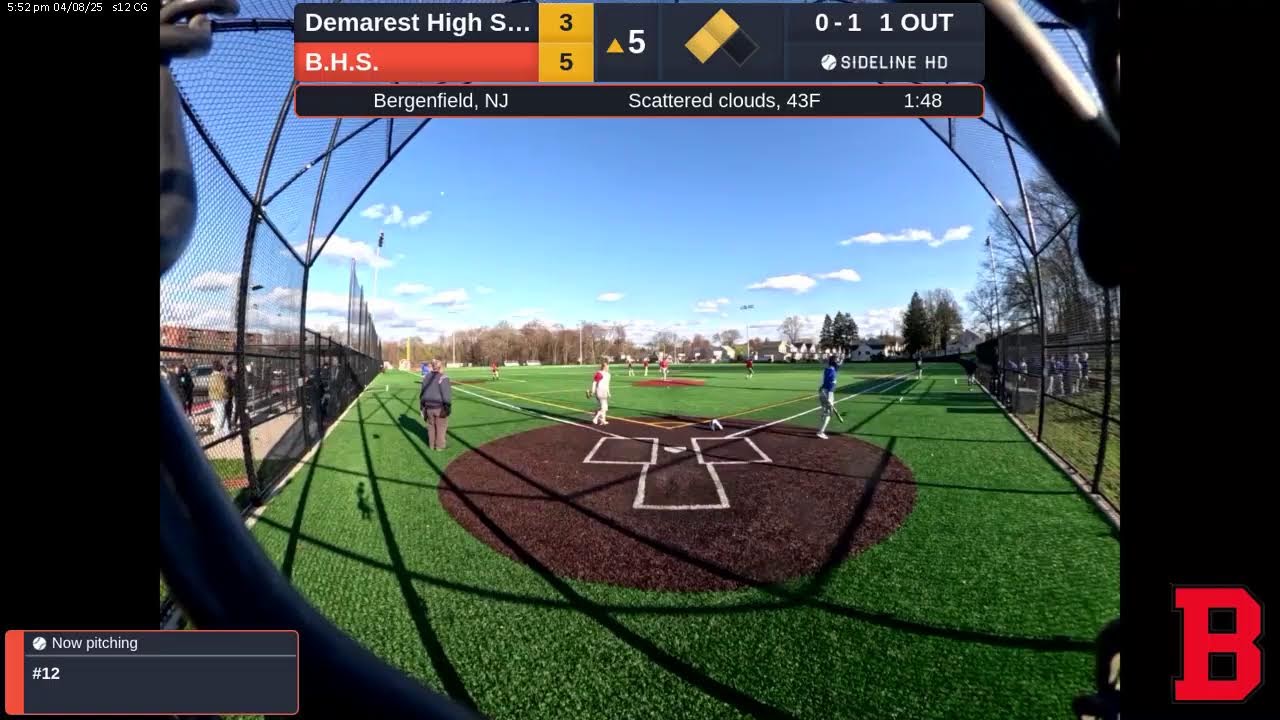 B.H.S. vs. Demarest High School (2025.04.08)
