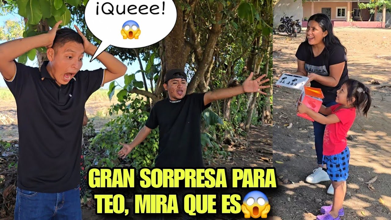 DAYANA y YAMY Sorprenden A TEO Con Esta Gran Sorpresa, Mira Que Le Regalarón😱