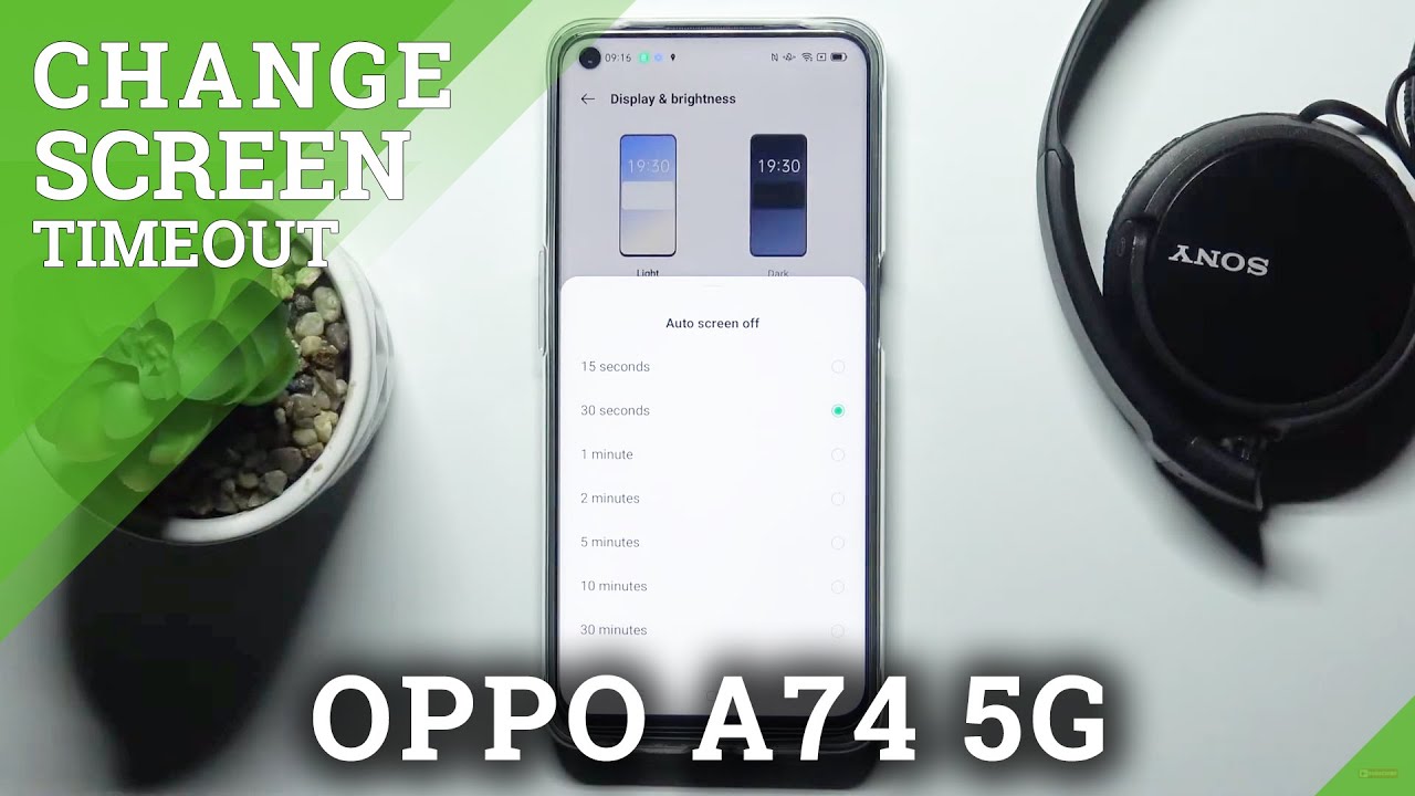 How to Set Screen Timeout in OPPO A74 5G &ndash; Blackout Time