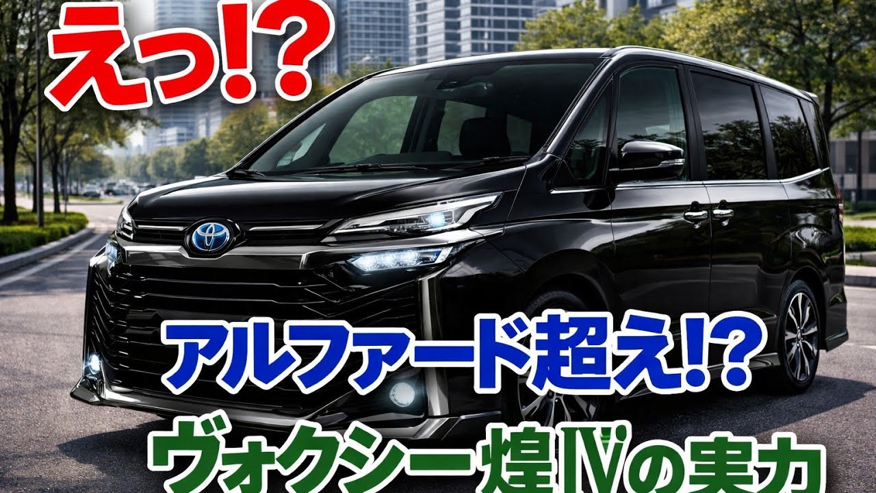 【衝撃速報】ついに来た…新型ヴォクシー煌Ⅳがヤバすぎる！アルファード級の高級感がこの価格で実現！？2026年最大の話題モデル完全公開！