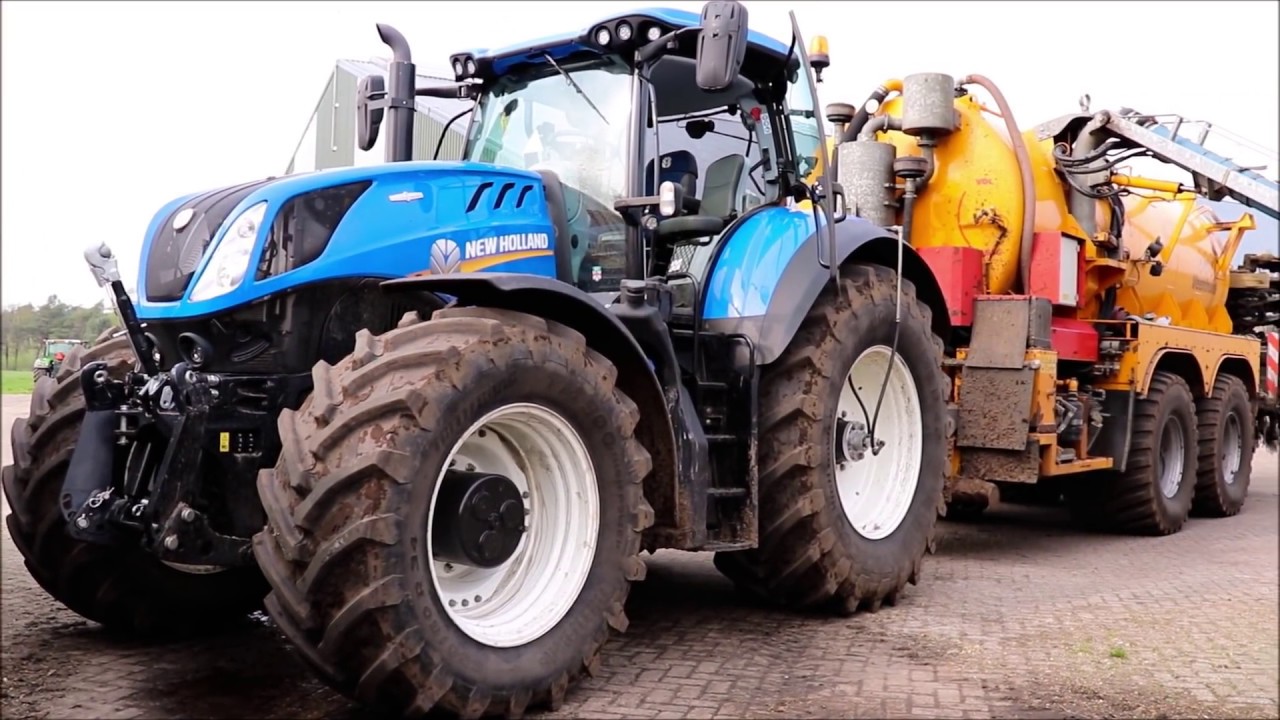 Bouwland injecteren / Injecting slurry / Gülle einspritzen / Veenhuis / New Holland / Mestseizoen