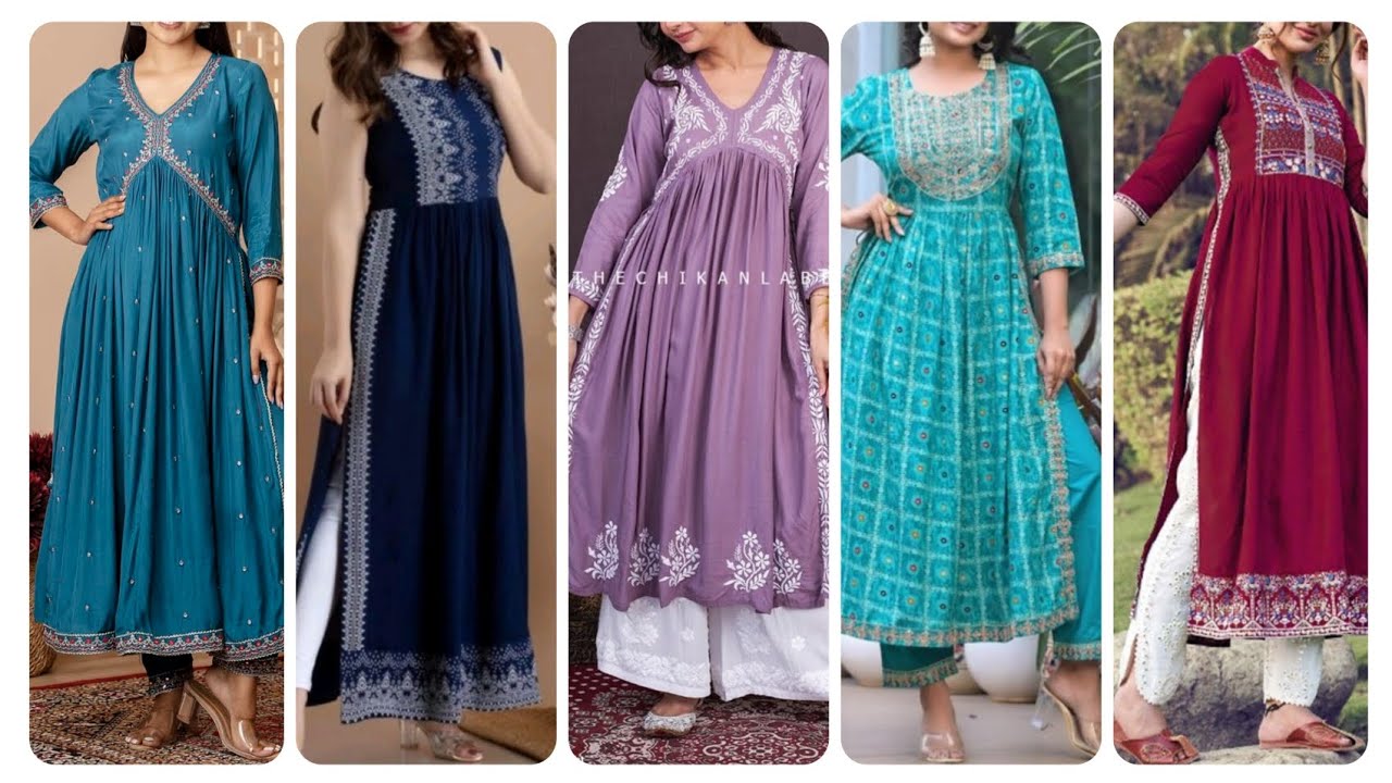 latest naira cut kurti / stylish naira cut kurti / naira cut kurti collection for diwali #diwali