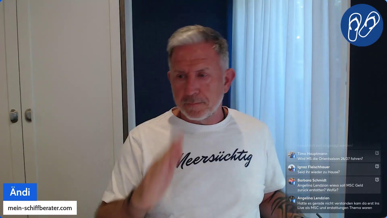 Mein Schiffberater Live. Update zum Orient  05.03.2026