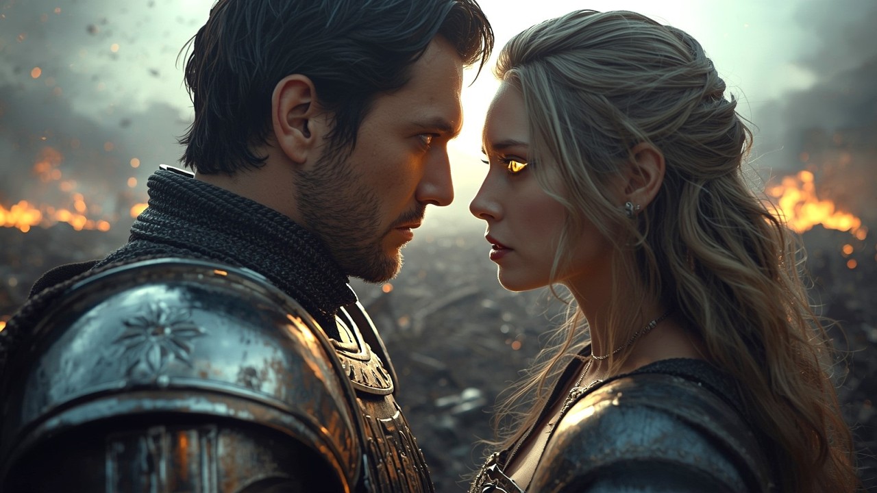 When the Alpha King Removed the Enemy’s Helmet, He Found His Own Mate Beneath It.