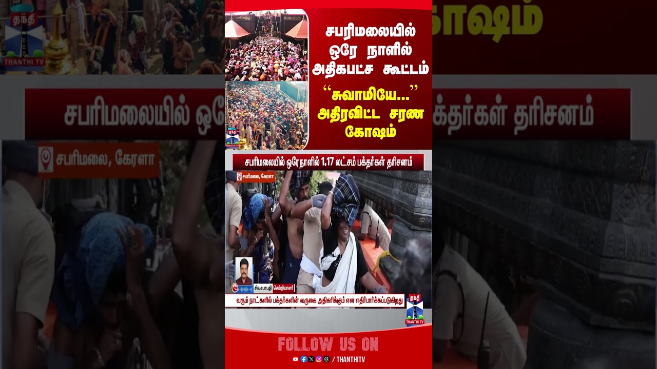 sabarimalaiayyappantemple | sabarimalaicrowd | kerala | thanthitv