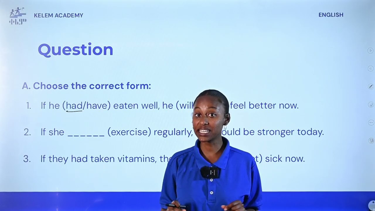 3.1. Complex Conditionals: English Grade 12