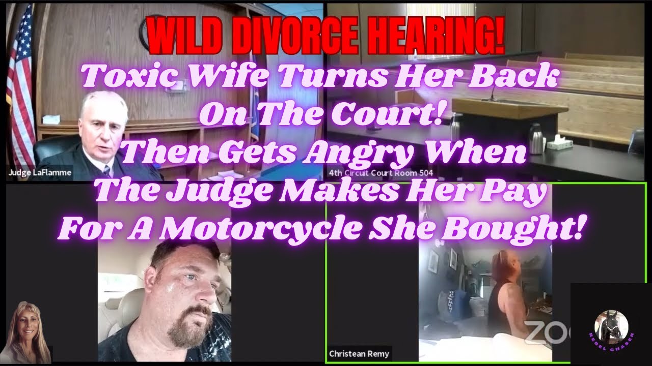 Toxic Wife Turns Her Back On The Court! Then Gets Angry When The Judge Makes Her Pay For A Bike!