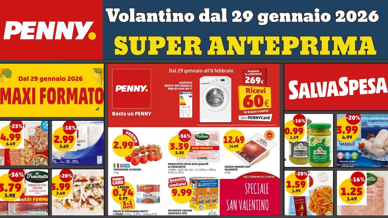 volantino PENNY dal 29 gennaio 2026 ✅ 
