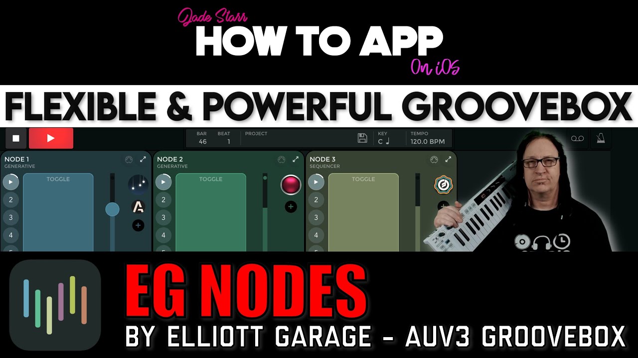 Flexible & Powerful Groovebox EG Nodes on iOS - How To App on iOS! - EP 1136 S12