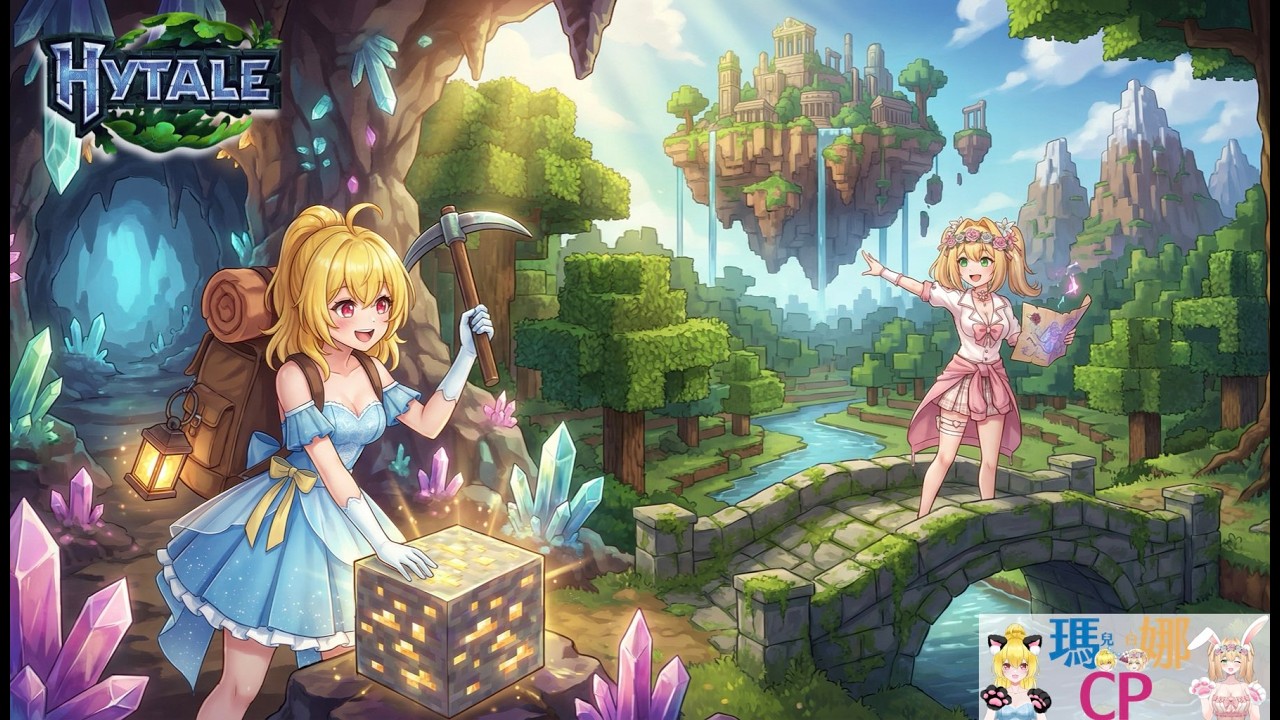 【瑪娜直播】聽說是麥塊的新平替，Hytale~ (f.t. 白娜)