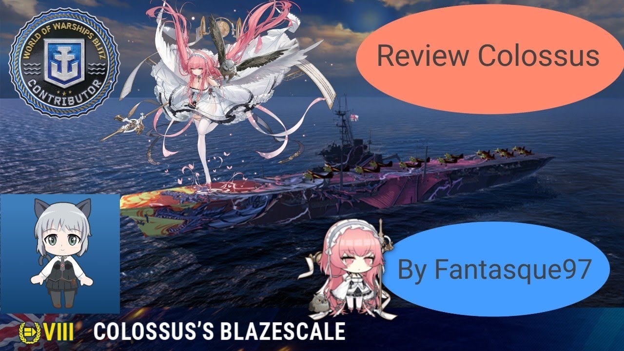 World of warships blitz Colossus 