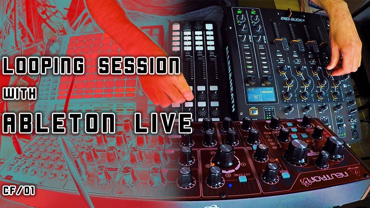 Ableton Live Looping & Recording Audio with Moog Sub 37 and Ableton Wavetable / CF01