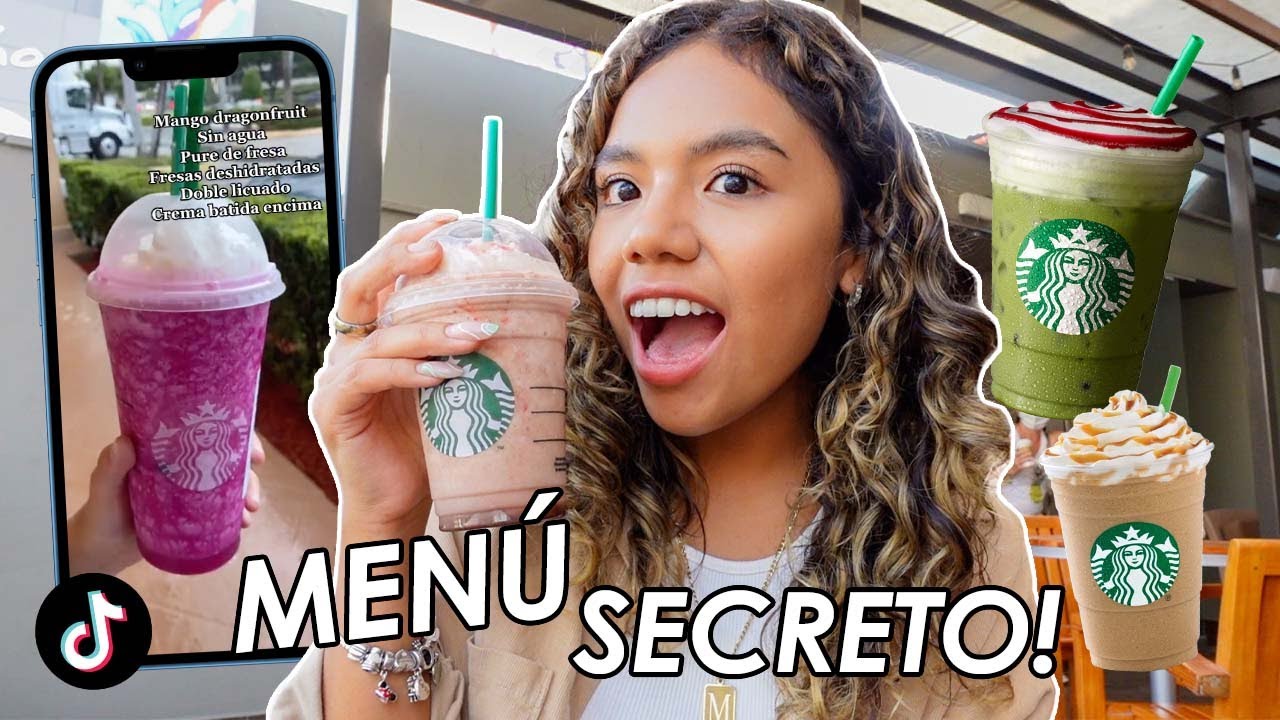 PROBANDO EL MENÚ SECRETO DE STARBUCKS! | Johanna De La Cruz