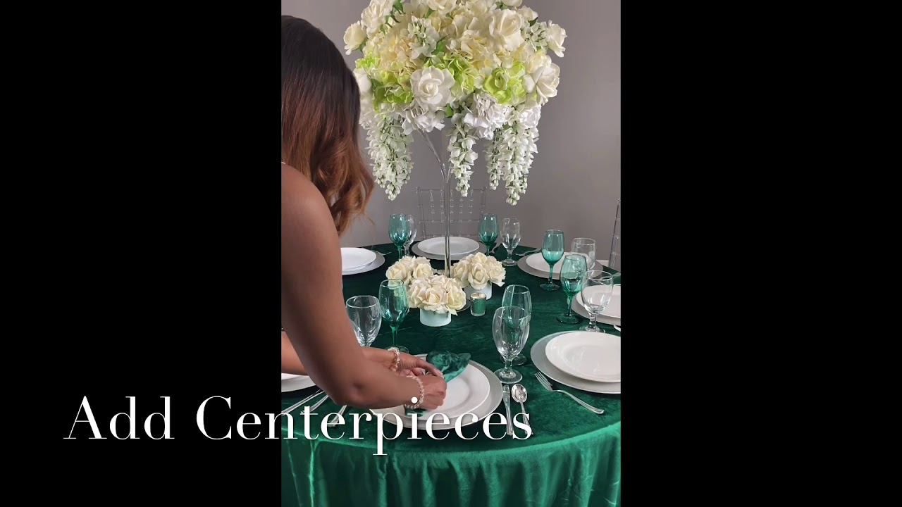 How to set a table for Events