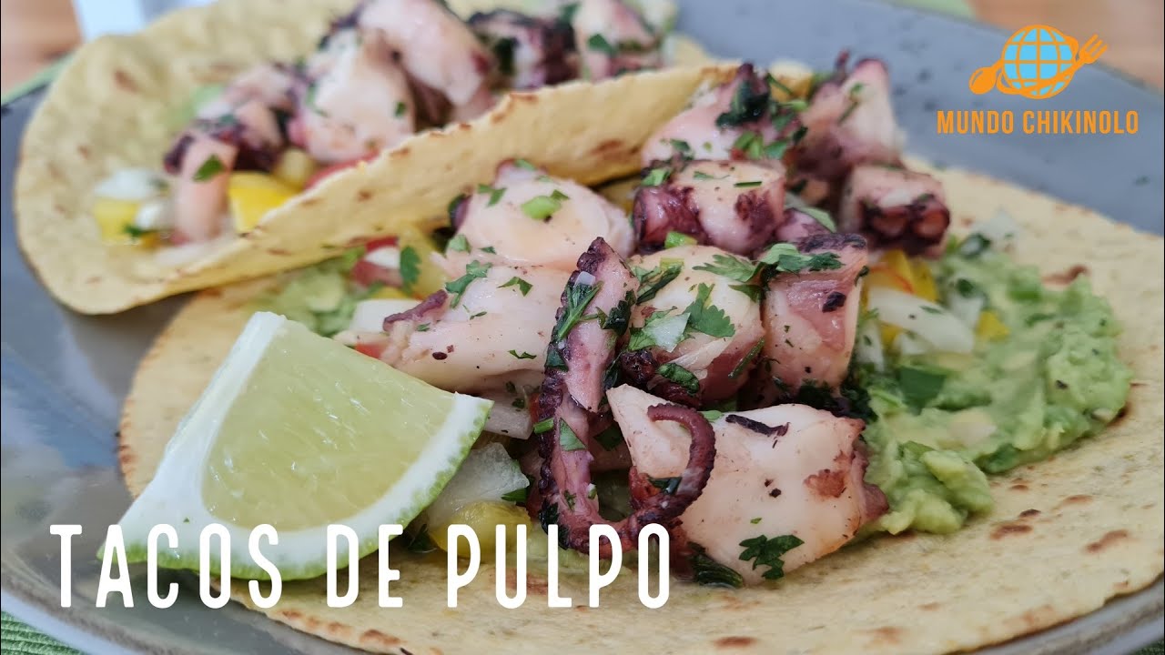 TACOS de PULPO  | Como Cocinar un Pulpo  (cocina fácil) | deliciosa receta