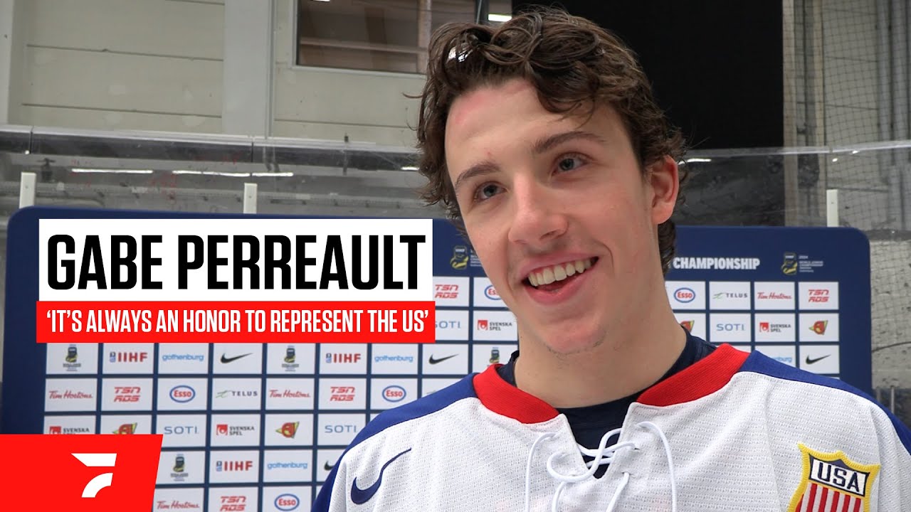 Gabe Perreault Gets Going For Team USA: Rangers Prospect Talks Family, Representing Team USA At WJC
