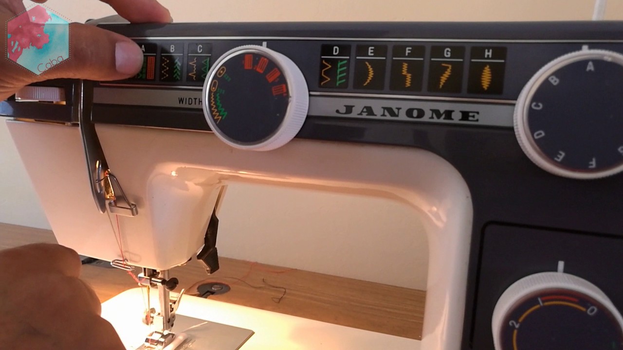 Como usar una máquina de coser de perillas.