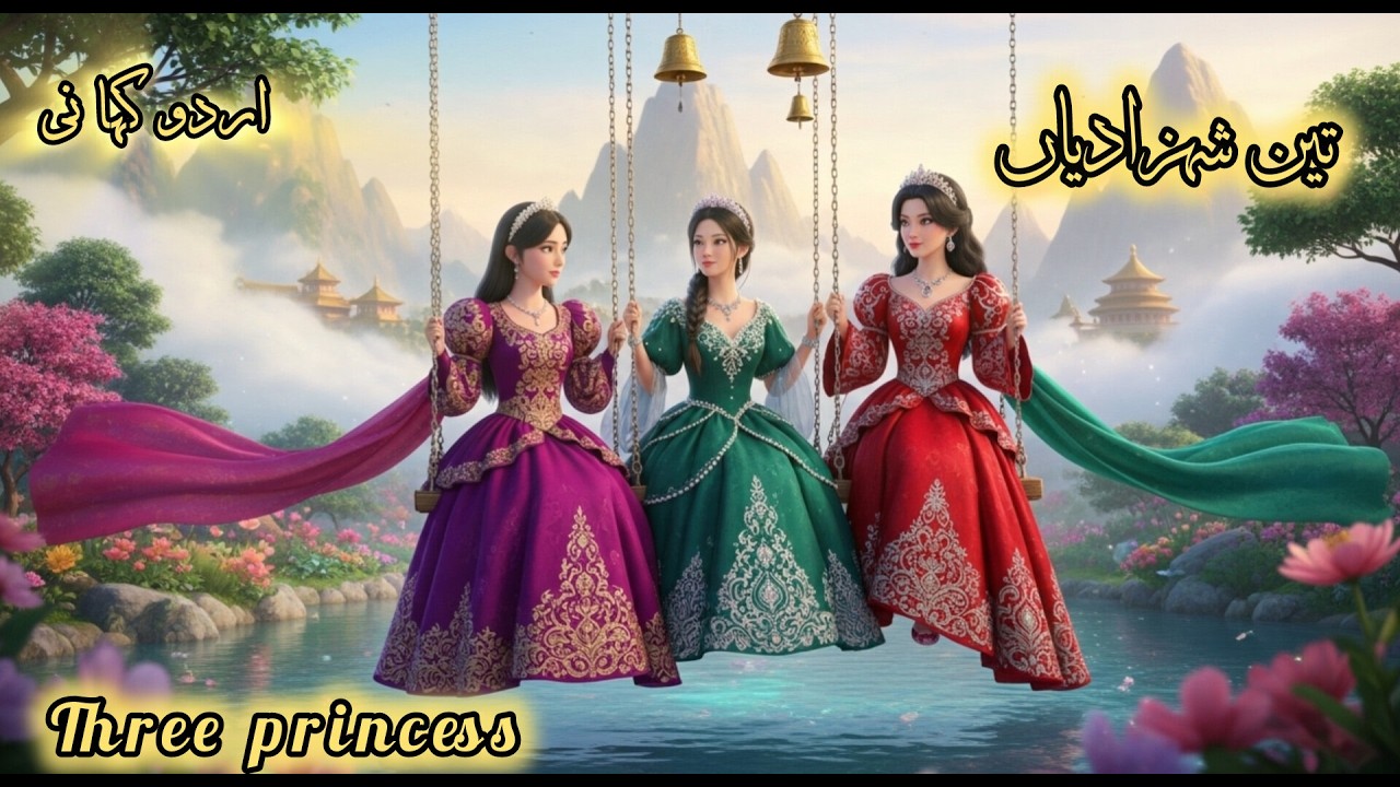Three princess|تین شہزادیاں| Urdu story|Urdu fairy tales | Hindi Fairy tale|#urdustories
