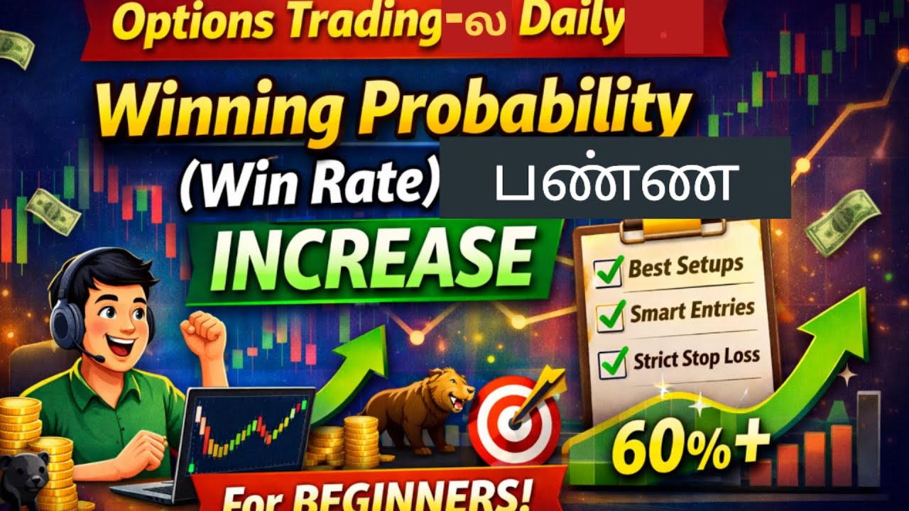 Options trading-ல daily-ஆ winning probability win rate-increase பண்ண சில disciplined! For Beginners