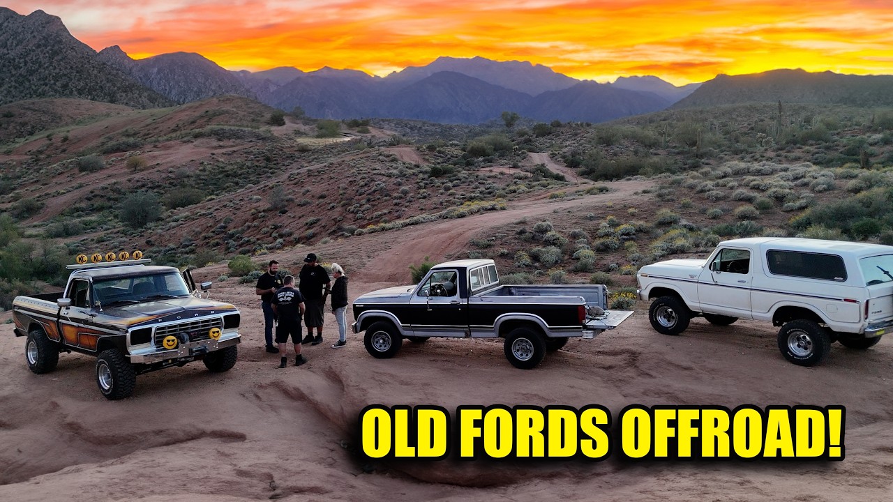 Внедорожные поездки на классических грузовиках Ford в Аризоне