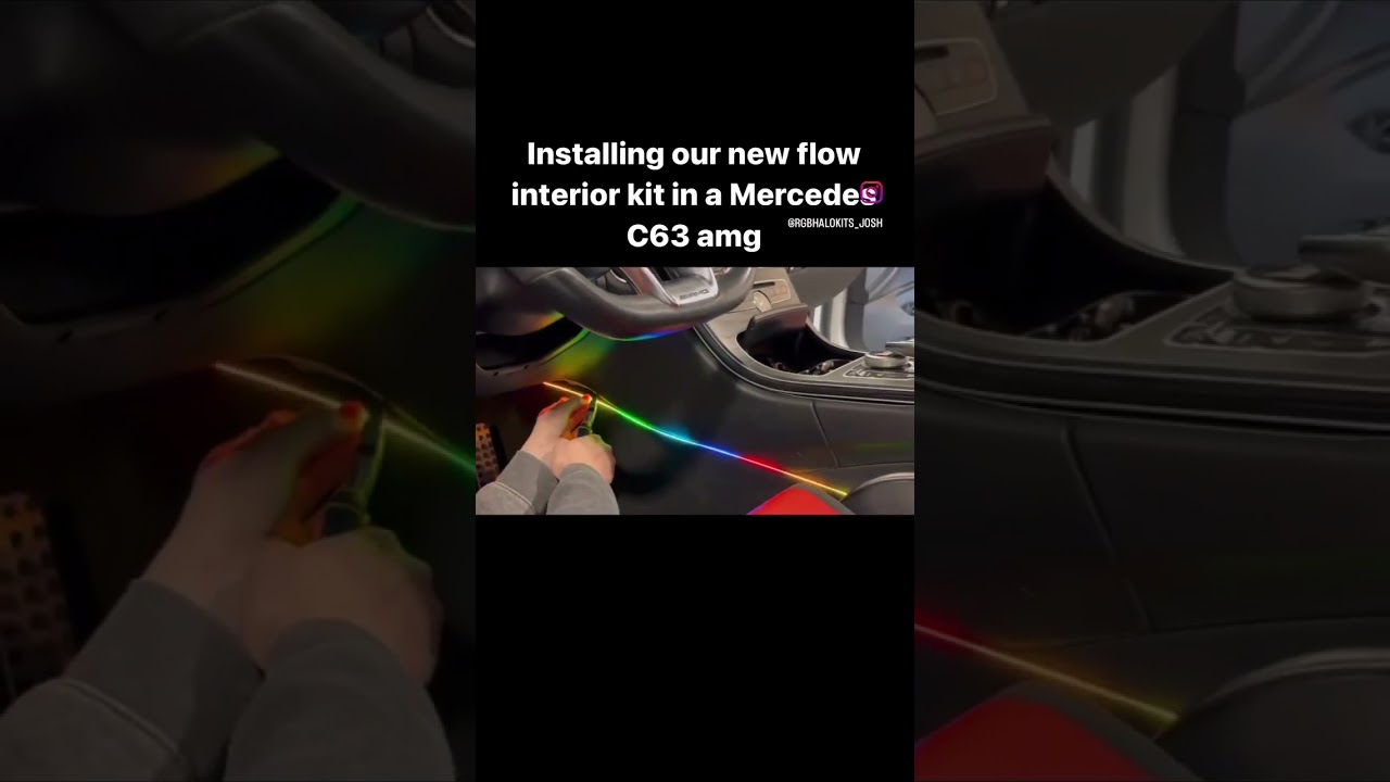 Flow Series Fiber Optic Interior Ambient Lighting Kit