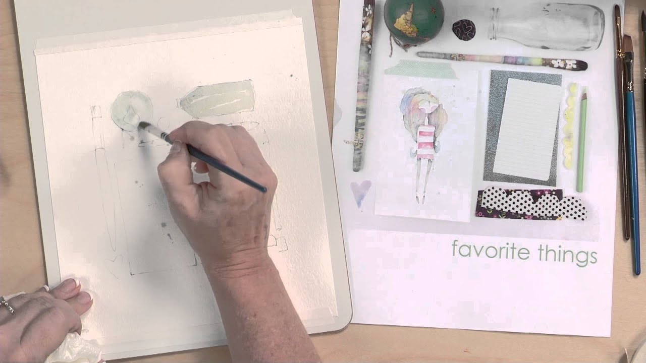 Preview | Creative Girl Workshop: Watercolor Illustrations with Danielle Donaldson