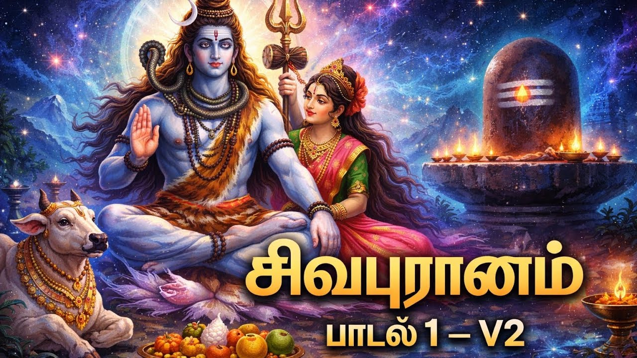 சிவபுராணம் பாடல் 1🔱 | கேட்க கேட்க இனிமை | Sivapuranam Tamil Devotional Song🙏#tamil 