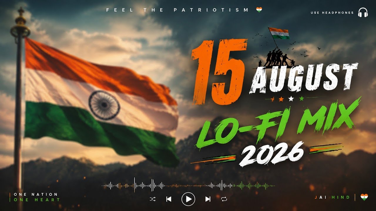 15 AUGUST 🇮🇳 LO-FI MIX 2026 | Independence Day Special | Chill & Patriotic Vibes 🎧