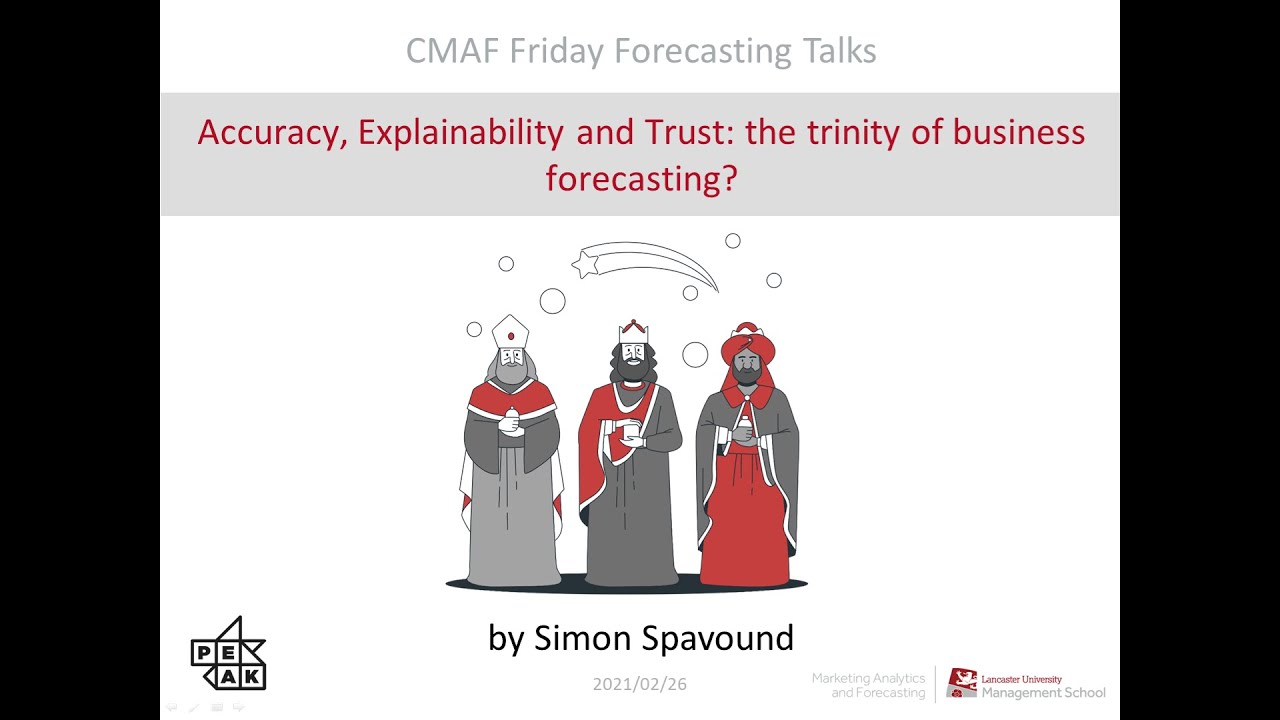 CMAF FFT: Accuracy, Explainability and Trust: the trinity of business forecasting?