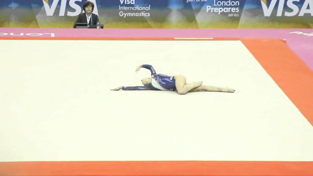 Elisabetta Preziosa ITA Floor London 2012 Test Event