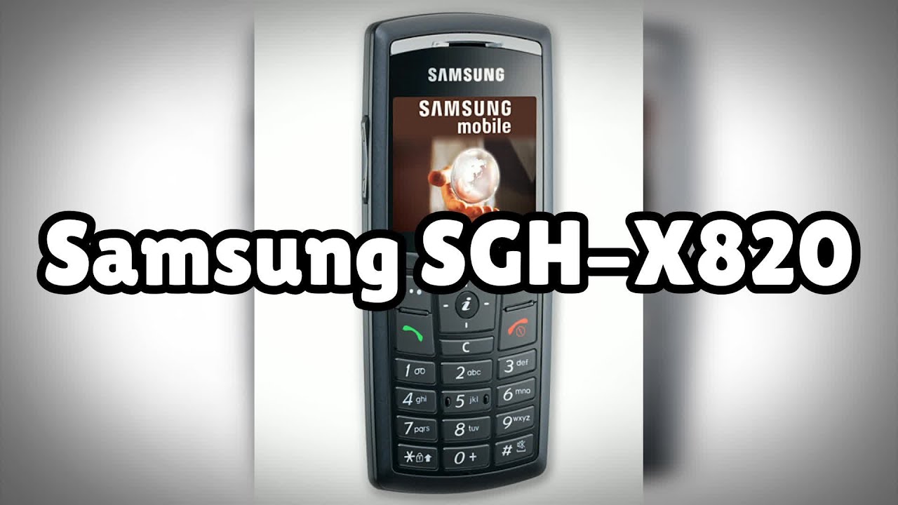 Photos of the Samsung SGH-X820 | Not A Review!