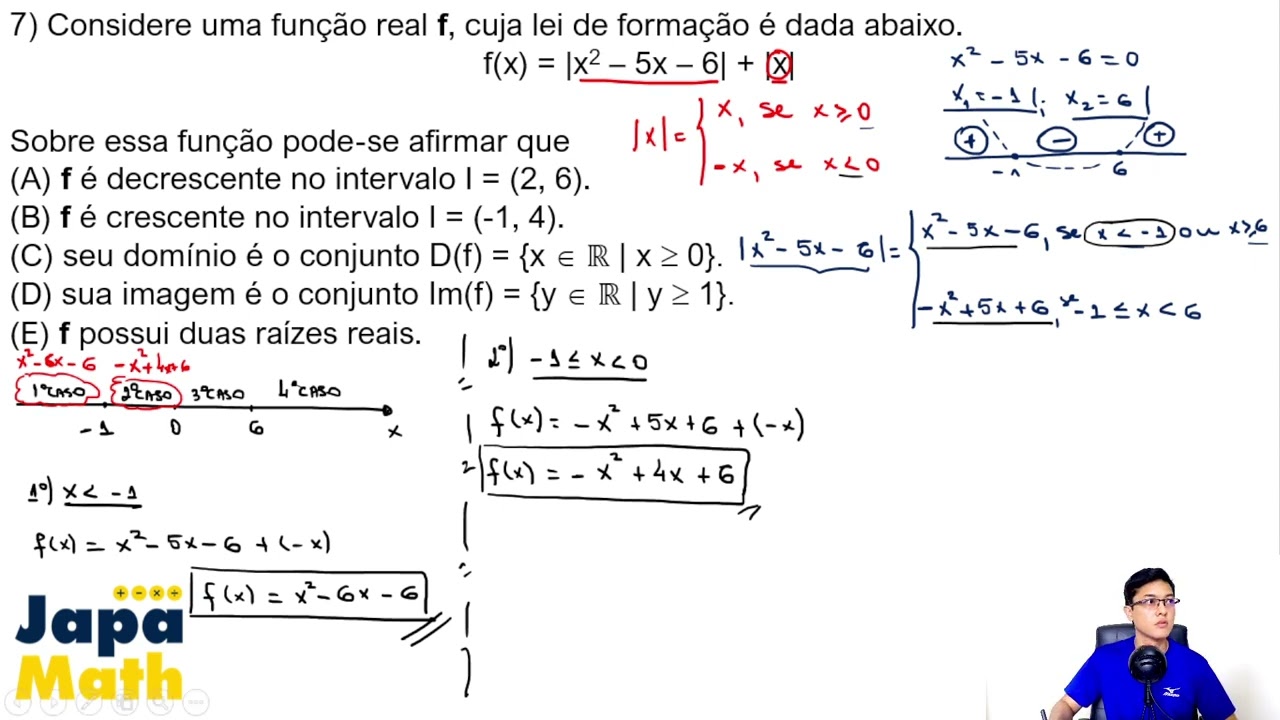 Prova EFOMM Resolvida(2022 - 2023) - Matemática - Questão 07