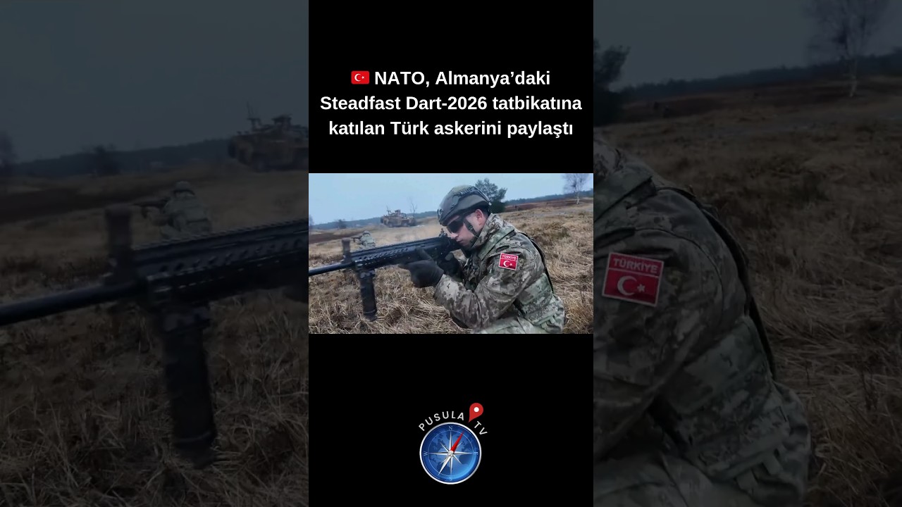 🇹🇷 NATO, Almanya&rsquo;daki Steadfast Dart-2026 tatbikatına katılan T&uuml;rk askerini paylaştı